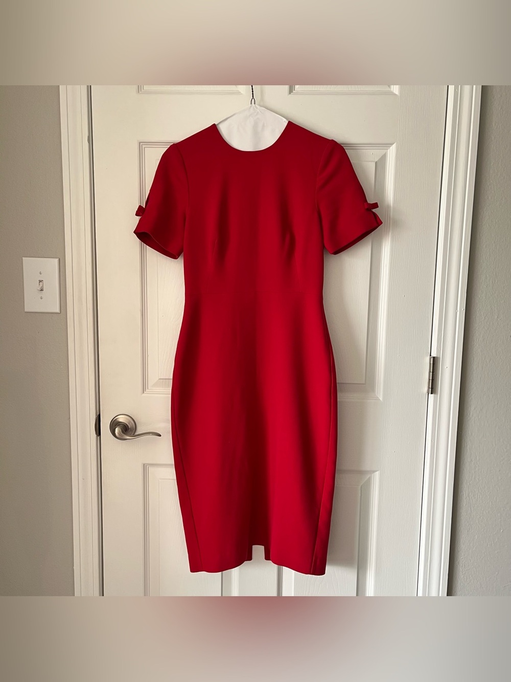 EUC Women's L.K. Bennett Trinu Red Dress size 4